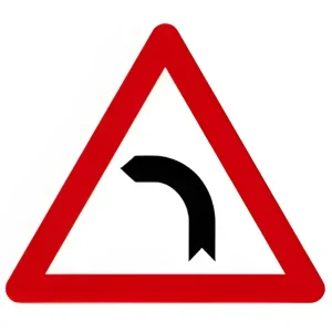 Curbă la stânga