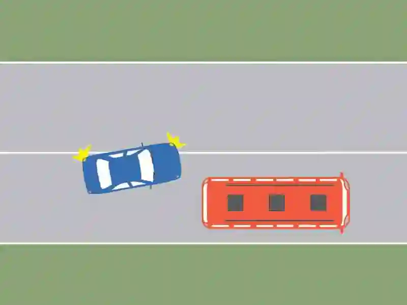 Autobuzul este staționat. Care dintre cei doi conducători procedează neregulamentar?
