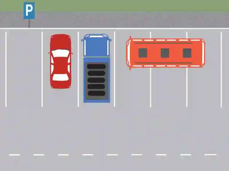 Care dintre autovehicule este parcat regulamentar?
