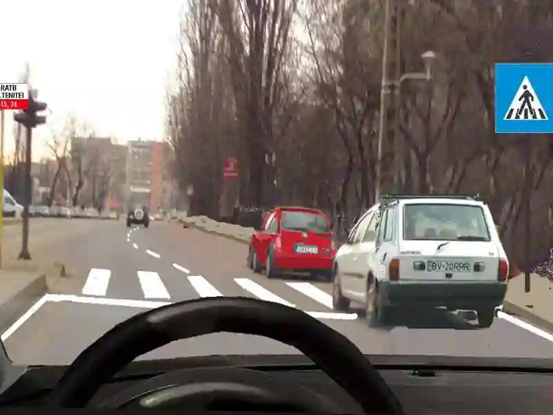 Care dintre autoturisme staționează greșit?