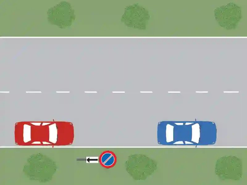 Care dintre autoturisme staționează regulamentar?